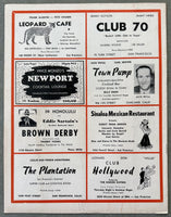 MOORE, ARCHIE-LEONARD MORROW OFFICIAL PROGRAM (1948)