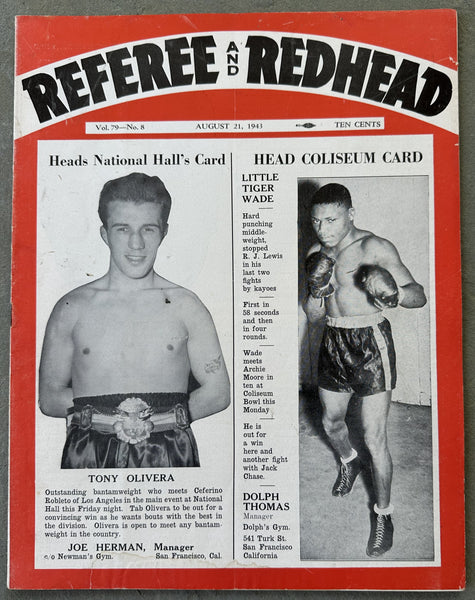 MOORE, ARCHIE-AARON "TIGER" WADE VINTAGE PROGRAM (1943)