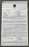 MOORE, ARCHIE SIGNED FIGHT CONTRACT (1960-WILLIE BESMANOFF FIGHT-ALSO SIGNED BY JACK KEARNS)