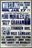 MORALES, PEDRO-SUPERSTAR BILLY GRAHAM ON SITE POSTER (1983)