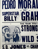 MORALES, PEDRO-SUPERSTAR BILLY GRAHAM ON SITE POSTER (1983)