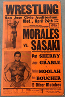 MORALES, PEDRO-HARU SASAKI ON SITE POSTER (1968)