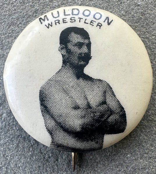 MULDOON, WILLIAM SOUVENIR PIN (1896)