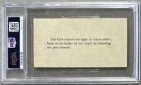 MCAULIFFE, JACK-BILLY MYER ON SITE FULL TICKET (1892-PSA/DNA VG-EX 4))
