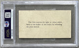 MCAULIFFE, JACK-BILLY MYER ON SITE FULL TICKET (1892-PSA/DNA VG-EX 4))