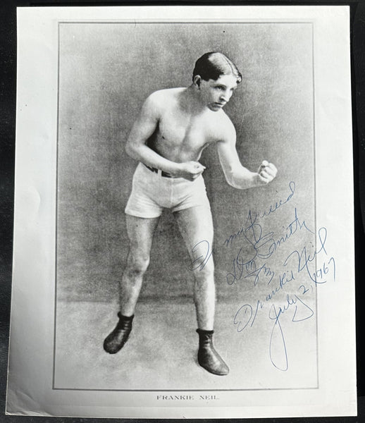 NEIL, FRANKIE SIGNED PHOTO (PSA/DNA)