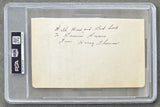NELSON, BATLLING INK SIGNED ALBUM PAGE (PSA/DNA)