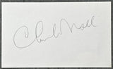 NOLL, CHUCK SIGNED INDEX CARD (JSA)