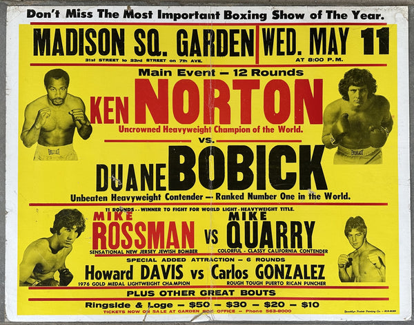 NORTON, KEN-DUANE BOBICK & MIKE ROSSMAN-MIKE QUARRY ON SITE (1977)