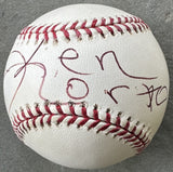 NORTON, KEN SIGNED BASEBALL