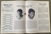 ORTIZ, CARLOS-FLASH ELORDE OFFICIAL PROGRAM (1966)