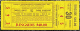 ORTIZ, CARLOS-DOUG VALLANT ON SITE FULL TICKET (1963)