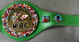 DE LA HOYA, OSCAR SIGNED WBC REPLICA BELT (BECKETT & AUTHENTIC SIGNINGS)
