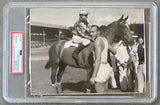 OWENS, JESSE & RACE HORSE TYPE 1 PHOTO (1936-PSA/DNA)