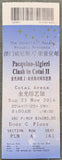 PACQUIAO, MANNY-CHRIS ALGIERI ON SITE FULL TICKET (2014)