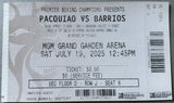 PACQUIAO, MANNY-MARIO BARRIOS ON SITE FULL TICKET (2025)
