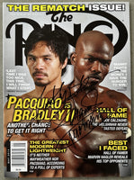 PACQUIAO, MANNY & TIM BRADLEY, JR. SIGNED RING MAGAZINE (2014-JSA)