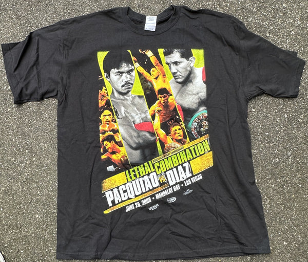 PACQUIAO, MANNY-DAVID DIAZ SOUVENIR T SHIRT (2008)