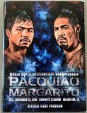 PACQUIAO, MANNY-ANTONIO MARGARITO OFFICIAL PROGRAM (2010)