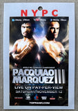 PACQUIAO, MANNY-JUAN MANUEL MARQUEZ III NYPC CREDENTIAL (2011)