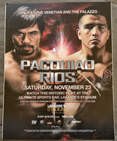 PACQUIAO, MANNY-BRANDON RIOS CLOSED CIRCUIT POSTER (2013)