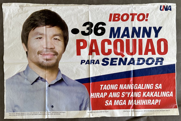 PACQUIAO, MANNY FOR SENATE POSTER (2016)