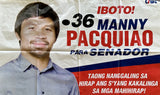 PACQUIAO, MANNY FOR SENATE POSTER (2016)