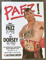 PAEZ, JORGE-TROY DORSEY ON SITE POSTER (1990)