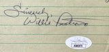 PASTRANO, WILLIE HAND WRITTEN & SIGNED TEN PAGE DOCUMENT ON WINNING THE LIGHT HEAVYWEIGHT TITLE (JSA AUTHENTICATED)