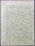 PASTRANO, WILLIE HAND WRITTEN & SIGNED TEN PAGE DOCUMENT ON WINNING THE LIGHT HEAVYWEIGHT TITLE (JSA AUTHENTICATED)