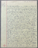 PASTRANO, WILLIE HAND WRITTEN & SIGNED TEN PAGE DOCUMENT ON WINNING THE LIGHT HEAVYWEIGHT TITLE (JSA AUTHENTICATED)