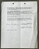 PAATERSON, FLOYD SIGNED SUPPLEMENTAL CONTRACT (1959-BRIAN LONDON FIGHT)