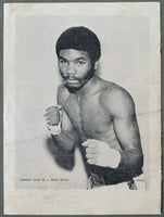PATTERSON, FLOYD-CHARLIE HARRIS EXHIBITION SOUVENIR PROGRAM (1972)