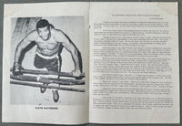 PATTERSON, FLOYD-CHARLIE HARRIS EXHIBITION SOUVENIR PROGRAM (1972)