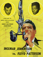 PATTERSON, FLOYD-INGEMAR JOHANSSON II SIGNED OFFICIAL PROGRAM (1960-SIGNED BY JACK DEMPSEY)