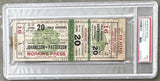 PATTERSON, FLOYD-INGEMAR JOHANSSON II FULL TICKET (1960-PATTERSON REGAINS HEAVYWEIGHT TITLE-PSA/DNA EX 5)