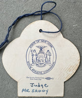 PATTERSON, FLOYD INTERCITY GOLDEN GLOVES WORKING PRESS PASS (1952)
