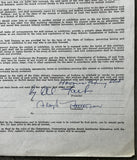 PATTERSON, FLOYD & BRIAN LONDON ORIGINAL SIGNED FIGHT CONTRACTS (1959-SIGNED BY BOTH PATTERSON & LONDON)