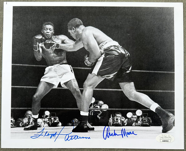PATTERSON, FLOYD & ARCHIE MOORE SIGNED PHOTO (JSA)