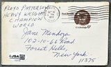 PATTERSON, FLOYD VINTAGE SIGNED POSTCARD (1972-JSA)