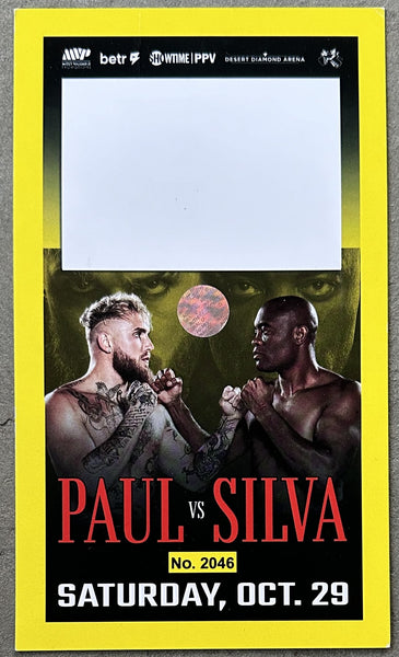 JAKE PAUL-ANDERSON SILVA ON SITE CREDENTIAL (2022)