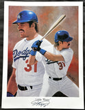 PIAZZA, MIKE SIGNED ARTWORK PRINT