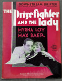 BAER, MAX ORIGINAL SHEET MUSIC (1933-THE PRIZEFIGHTER AND THE LADY)