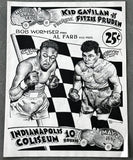 GAVILAN, KID-FITZIE PRUDEN SIGNED OFFICIAL PROGRAM (1952-SIGNED BY PRUDEN)