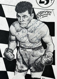 GAVILAN, KID-FITZIE PRUDEN SIGNED OFFICIAL PROGRAM (1952-SIGNED BY PRUDEN)
