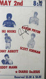 PRYOR, AARON-SCOTTY FORMAN SIGNED ON SITE POSTER (1978-SIGNED BY PRYOR)