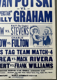PUTSKI, IVAN-"SUPERSTAR" BILLY GRAHAM ON SITE POSTER (1982)