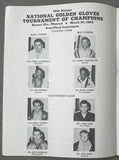 QUARRY, JERRY-LYNN FARR GOLDEN GLOVES SEMI FINALS OFFICIAL PROGRAM (1965)