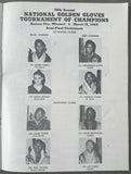 QUARRY, JERRY-LYNN FARR GOLDEN GLOVES SEMI FINALS OFFICIAL PROGRAM (1965)