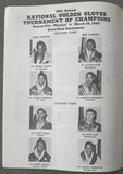 QUARRY, JERRY-LYNN FARR GOLDEN GLOVES SEMI FINALS OFFICIAL PROGRAM (1965)